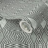 Op Art Ikat - Argyle