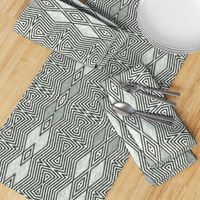 Op Art Ikat - Argyle