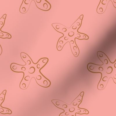 Starfish Pattern - Rose Gold