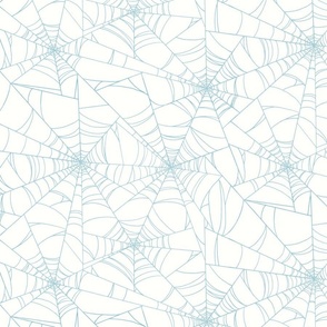 Colored Spider Web [white-blue] medium