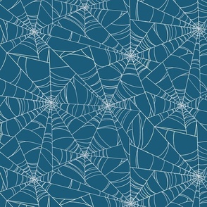Colored Spider Web [navy-white] medium