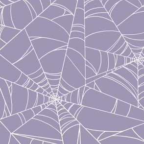 Colored Spider Web [purple-white] large