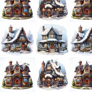 Christmas Houses - A little larger design