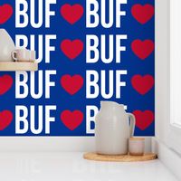 BUF heart blue