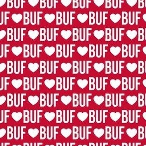 BUF heart red