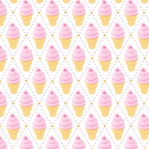 Pink Bubblegum Ice Cream - Medium (white)