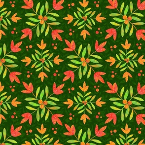 Xmassy Flora - a Festive pattern