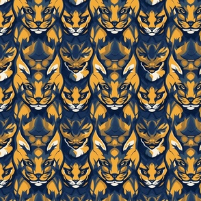 Bobcats | Blue & Gold (School Spirit Collection)