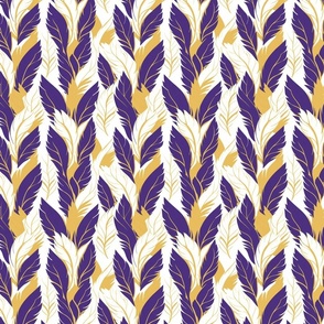 Feathers | Purple & Gold (School Spirit Collection)
