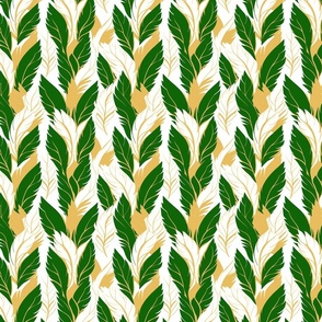Feathers | Green & Gold (School Spirit Collection)