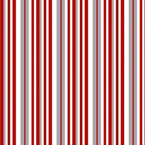 Stripes | Red & Grey (School Spirit Collection)