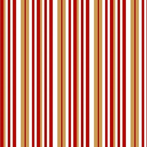 Stripes | Red & Gold (School Spirit Collection)