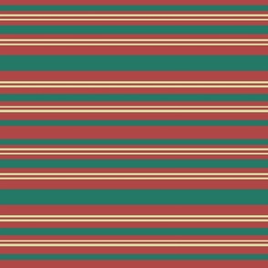 Horizontal Green and red stripe