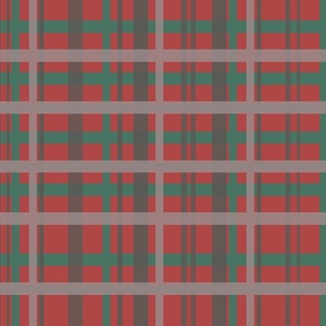 Red and green plaid