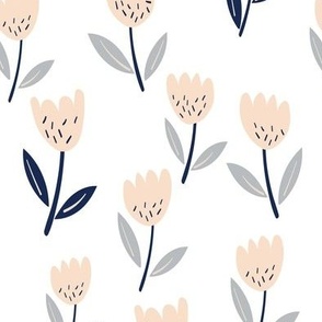 Pretty Florals (Grey)