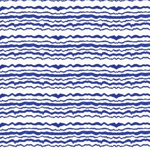 Watercolor stripe Pattern in Blue