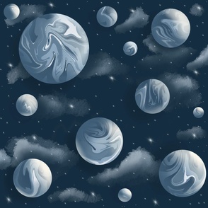 Colossal Blue Planets