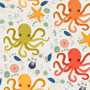 Octopus Garden - Cream (large)