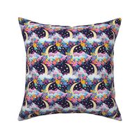Dreamy Moon Floral - extra small