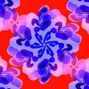 Ornamental floral romantic flower art design fabric pattern