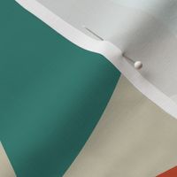 Retro Twist in Mod Colors - Large