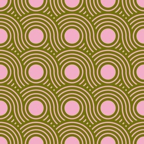 Circles Forever_Pink and Green
