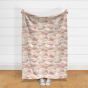 Fluffy Clouds Beige Ivory Small Scale 