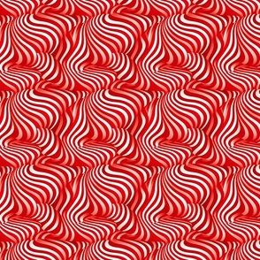 Red and White Swirls