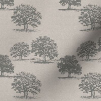 Trees on Antique Paper (Small Scale)