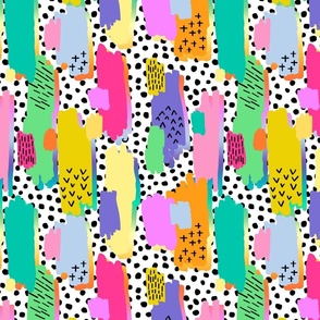 FUNKY BRIGHT ABSTRACT SHAPES