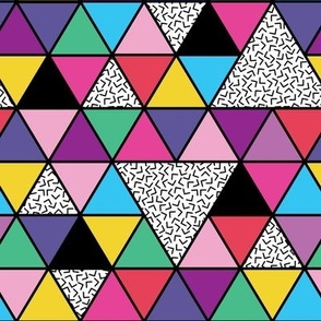 Bright Retro Triangles