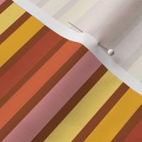 Vintage stripes - Medium Vermilion (MEDIUM)