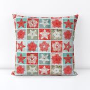 Starflakes - Poinsettia-Ice-Linen