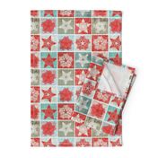 Starflakes - Poinsettia-Ice-Linen