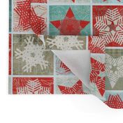 Starflakes - Poinsettia-Ice-Linen