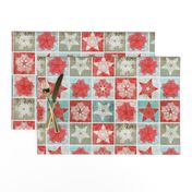 Starflakes - Poinsettia-Ice-Linen