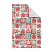 Starflakes - Poinsettia-Ice-Linen