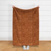 Bohemian world tribal stones moroccan texture orange tangerine marigold