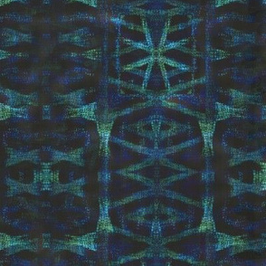 Northern Blue Ikat 