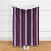 Gray, pink and burgundy stripes