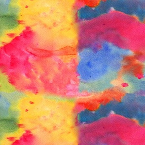 Abstract TIE AND DYE in retro colors