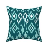 Bashir Ikat Teal 