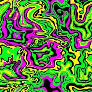 psychedelic oil spill neon 90s