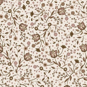 CATERINA FLORAL - brown