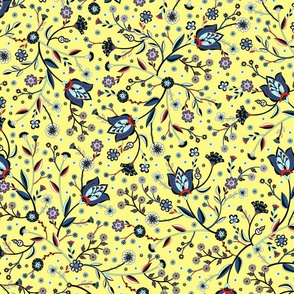 CATERINA FLORAL - yellow