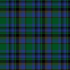 Alberta blue-green-brown tartan, 3"