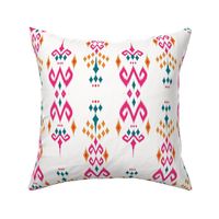 Padma Ikat Pink Teal Gold 