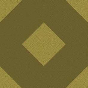 Textured Rattan Trellis  Cheater Quilt in Olive Green - 8 inch fabric repeat - 12 inch wallpaper repeat