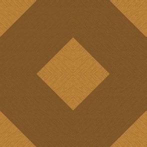 Textured  Rattan Trellis Cheater Quilt in Orange and Brown  - 8 inch repeat on fabric - 6 inch repeat on wallpaper