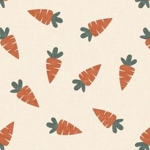 Cute Carrots - Spring Easter Fun - softest orange - LAD23